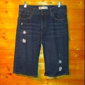 Big boys Levi denim shorts